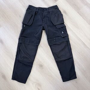 Mascot Denmark Cargo Pants Mens 33.5 X 32 Black MANY Pockets Gorpcore Skater